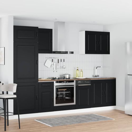 Комплект кухненски шкафове от 7 части Kalmar, инженерно дърво