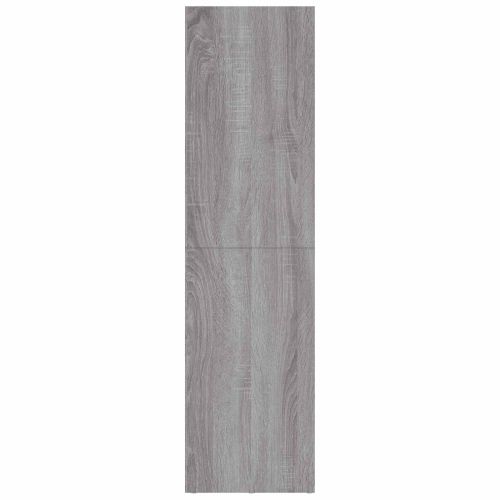Шкаф за книги/ТВ шкаф сив сонома 36x30x114 см инженерно дърво