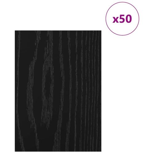 Декор панели 50 бр. Черен дъб 21 x 30 x 0,27 см