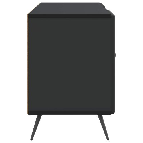 ТВ шкаф 102 x 34,5 x 50 см Черно Инженерна дървесина