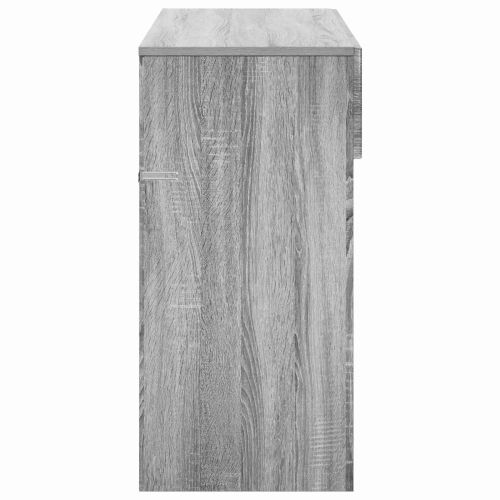 Конзолна маса Сив Сонома 96,5 x 38 x 75 см Инженерно дърво