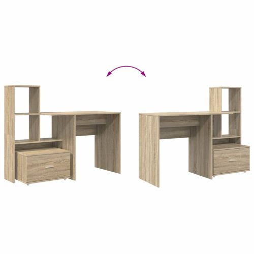 Бюро Сонома дъб Инженерна дървесина 131,5 x 50 x 106,5 см