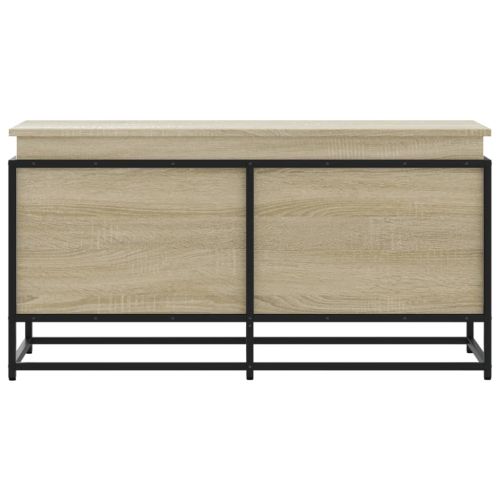 Сандък за съхранение с капак дъб сонома 100x40x51,5 см ПДЧ