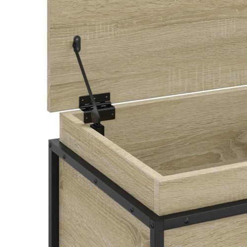 Сандък за съхранение с капак дъб сонома 100x40x51,5 см ПДЧ