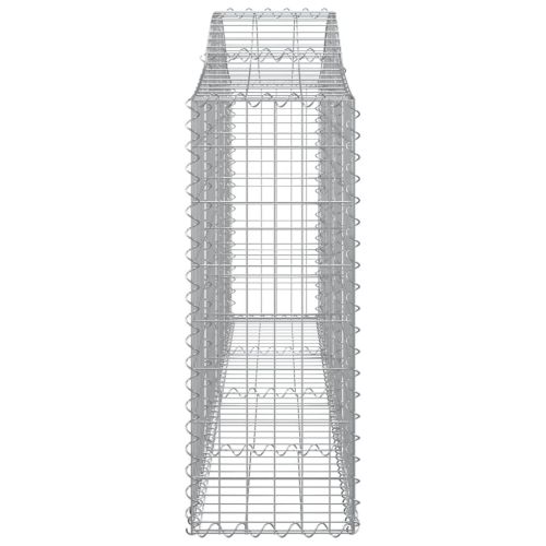 Габионни кошници арка 3 бр 200x30x80/100 см поцинковано желязо