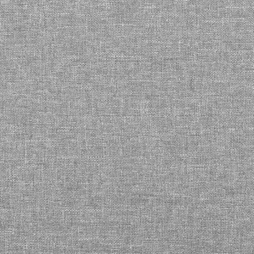 Боксспринг легло с матрак, светлосиво, 120x190 см, плат