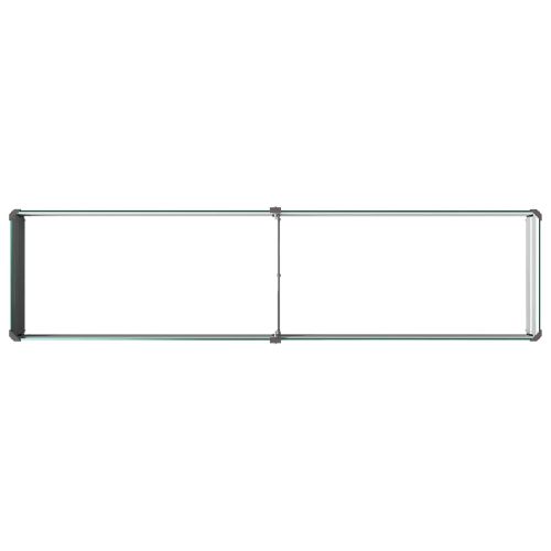 Вдигната леха за градина Зелено 160 x 40 x 24 см