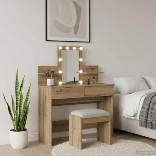 Тоалетка Дъб 100 x 40 x 130 см Инженерна дървесина