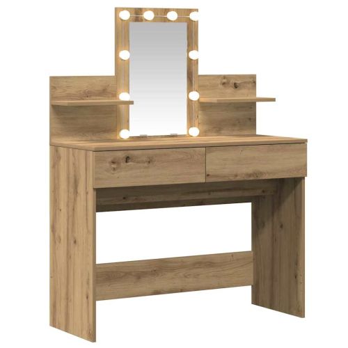 Тоалетка Дъб 100 x 40 x 130 см Инженерна дървесина