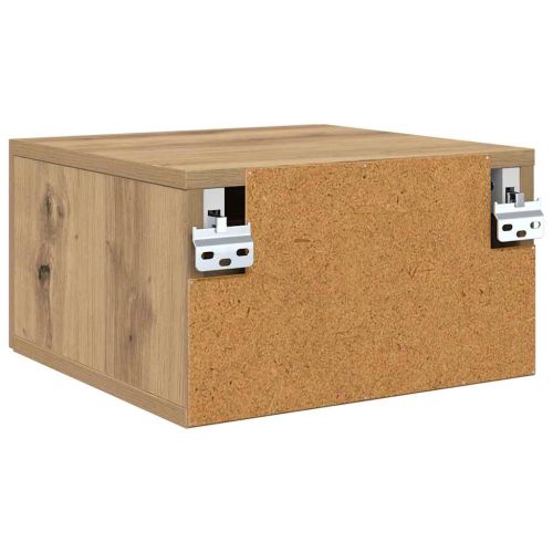 Нощен шкаф 2 бр. 35 x 35 x 20 см Инженерна дървесина Дъб