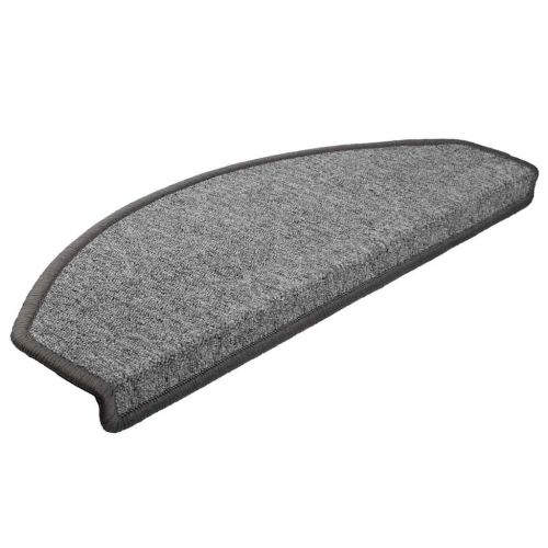 Изтривалки за стълби, 10 бр., 65x24x4 см, тъмносиви, полукръгли, големи