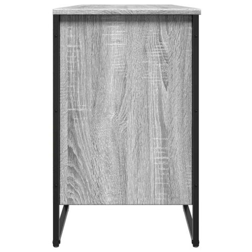 Шкаф за обувки, сив сонома, 90x38x61,5 см, инженерно дърво