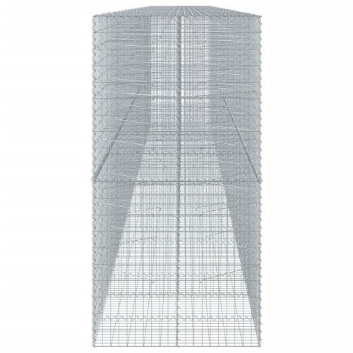 Габионна кошница с капак, 1050x100x200 см, поцинковано желязо
