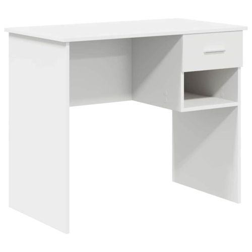 Бюро Бяло 90 x 49 x 75 см Инженерна дървесина