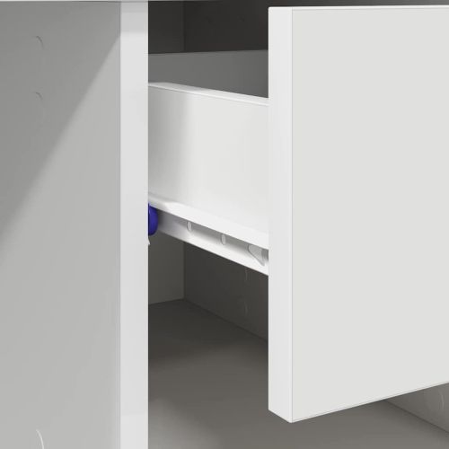 Бюро Бяло 90 x 49 x 75 см Инженерна дървесина