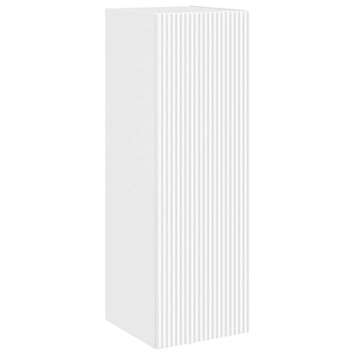 Стенно Баня Кабинет Бяло 33 x 34,5 x 60 см Инженерна дървесина