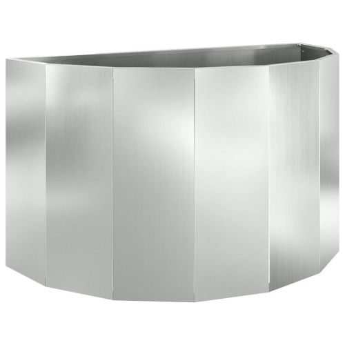 Кашпа Сребрист 90 x 45 x 50 см Галванизирана стомана