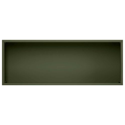 Градинска саксия 2 бр. Маслиненозелено 80 x 20 x 49 см