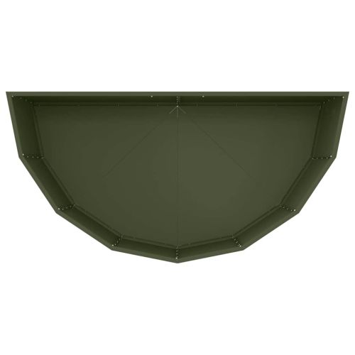 Кашпа Маслинено зелено 120 x 60 x 50 см Стомана