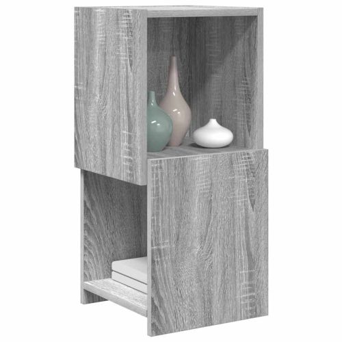 Ъглов шкаф 30,5x30x65см Инженерна дървесина Сив Сонома