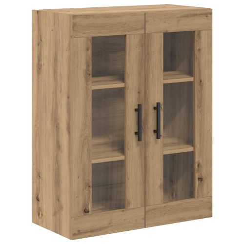 Висок шкаф 2 бр. Дъб 69,5 x 34 x 180 см Инженерна дървесина