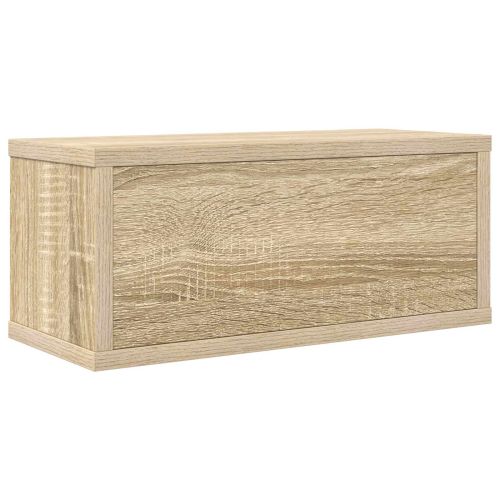 Рафтове за CDs 2 бр. Дъб сонома 40 x 17 x 17 см