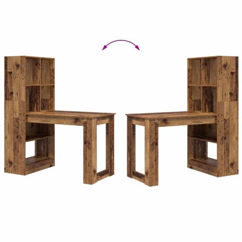 Бюро Старо дърво Инженерна дървесина 122 x 67 x 145 см