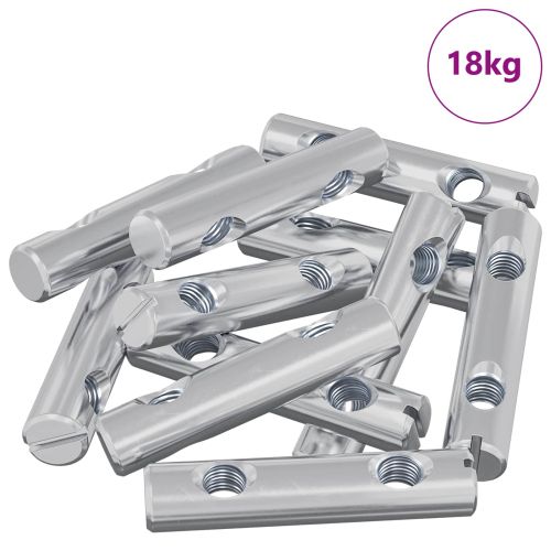 Гайка 413 бр. Цинковано 60 x 12 мм Желязо