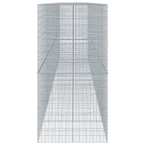 Габионна кошница с покритие, 850x100x200 см, поцинковано желязо