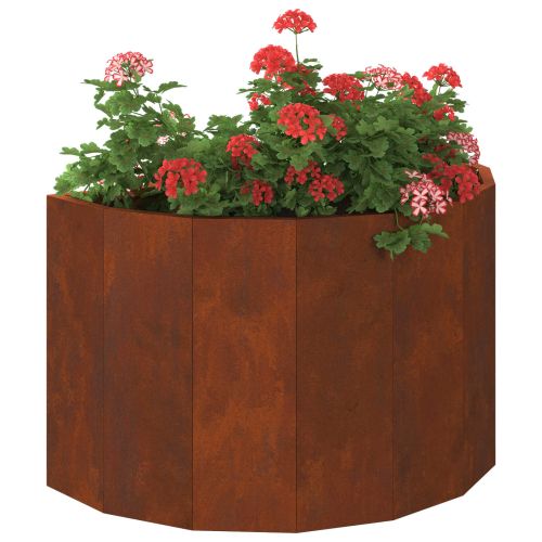 Кашпа Ръждясало 60 x 30 x 35 см Патинираща стомана