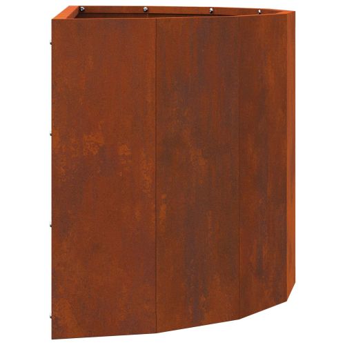 Кашпа Ръждясало 60 x 30 x 35 см Патинираща стомана