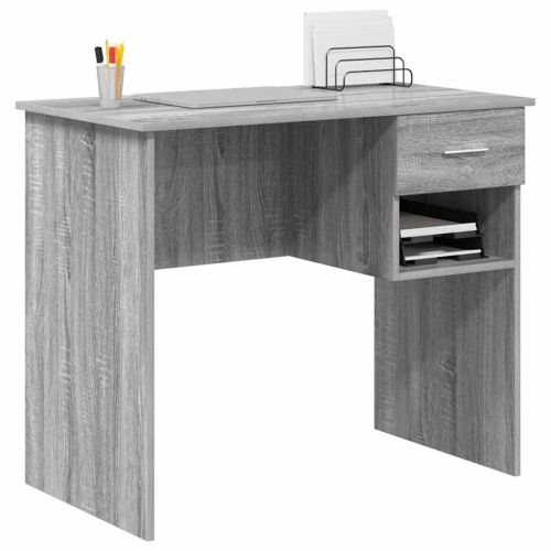 Бюро Сив Сонома 90 x 49 x 75 см Инженерна дървесина