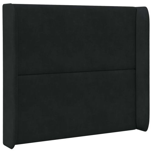 Ушичка на таблата Черно 80 x 16 x 4 см Кадифе
