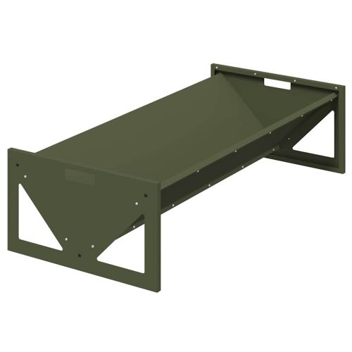 Тръба за хранене на добитък Маслиненозелено 108 x 50 x 28 см