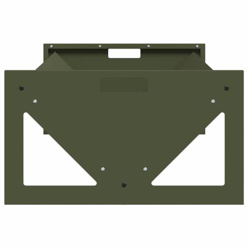 Тръба за хранене на добитък Маслиненозелено 108 x 50 x 28 см