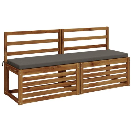 Възглавница за пейка SOEST 100% полиестер Сиво 160 x 40 x 5 см