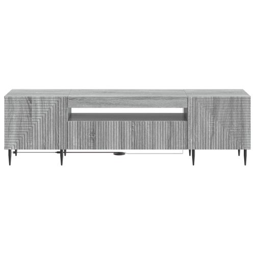 LED телевизионен кабинет HAARLEM 153 x 35 x 43 см Сив Сонома