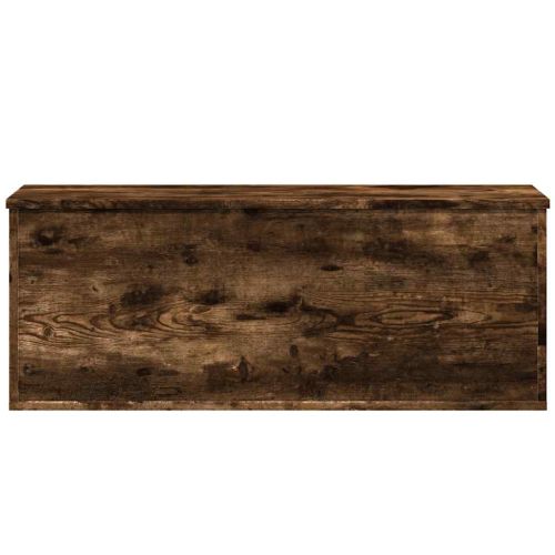Кутия за съхранение, опушен дъб, 90x35x35 см, инженерно дърво