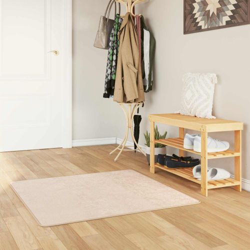 Каса за килим MARSA Кремаво 100 x 100 cm Полиестер и PVC
