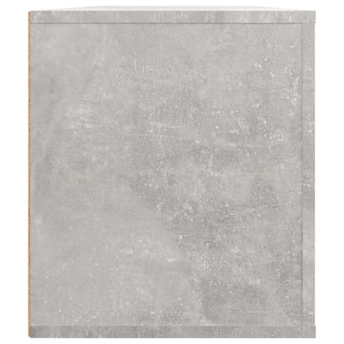 ТB шкаф, сив, 100x35x40 см, инженерно дърво