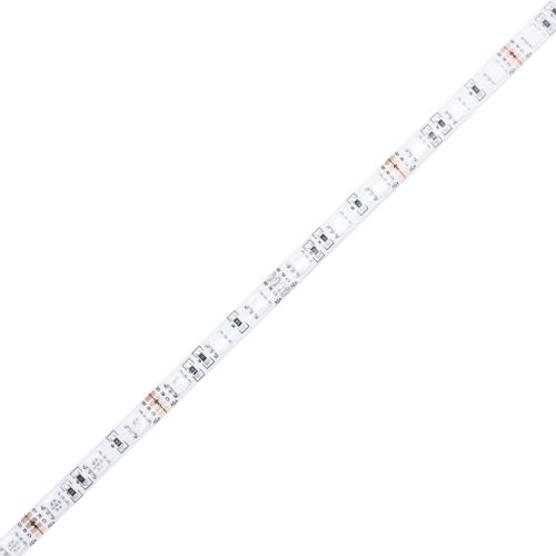 Маса за кафе с LED осветление, бетонно сива, 90x50x40 см