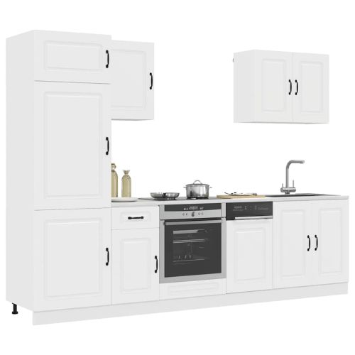 Комплект кухненски шкафове от 7 части Kalmar, инженерно дърво