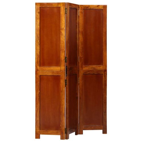 Разделител за стая Меден кафяв 105 x 1,5 x 160 см