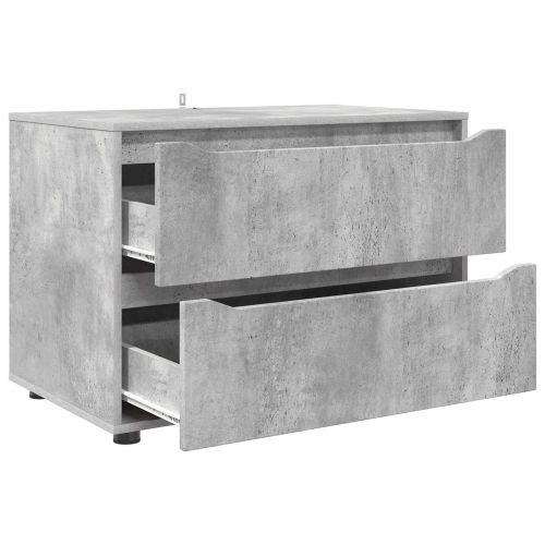 Шкаф за съхранение 80 x 48 x 57 см Инженерна дървесина