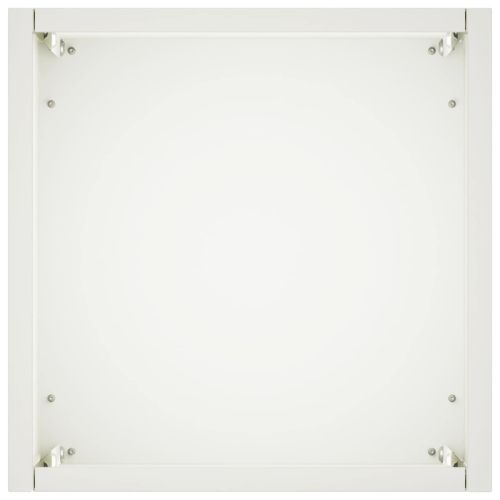 Градинска саксия 2 бр. Бяло 20 x 20 x 40 см