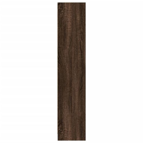 Библиотека, кафяв дъб, 57x28,5x107,5 см, инженерно дърво