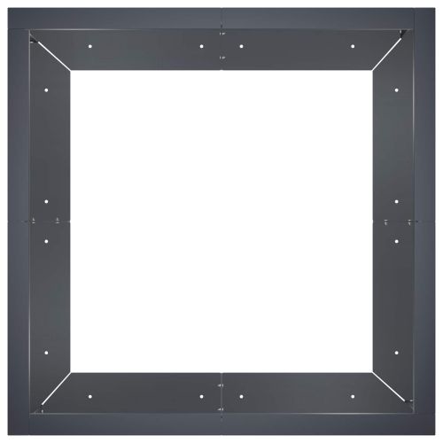 Задържащи стени 4 бр. 100 x 100 x 30 cm Стомана Антрацит