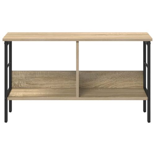 Рафт за книги 2 нива 82 x 32 x 47 см Инженерна дървесина