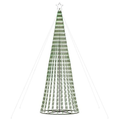 LED коледна елха 688 LED студено бяло 300 см