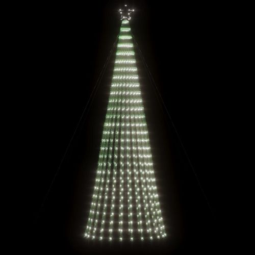 LED коледна елха 688 LED студено бяло 300 см